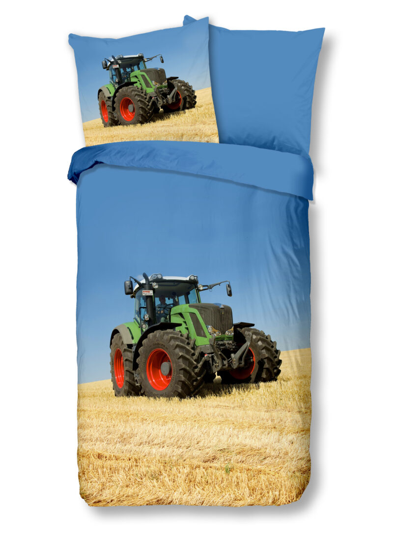 Good Morning Kinderdekbedovertrek “tractor” – Multi – (135×200 cm) – Katoen - Afbeelding 2