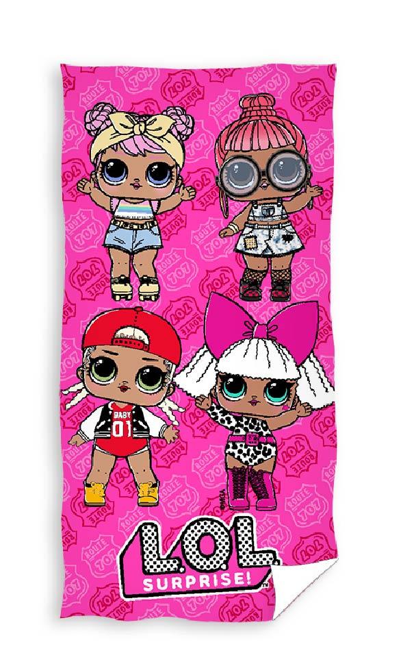 LOL Surprise strandlaken roze 70 x 140 cm - Afbeelding 2